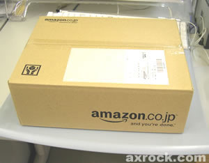 amazon.co.jpからこんな箱で届きます。ワクワク(^^)/ 